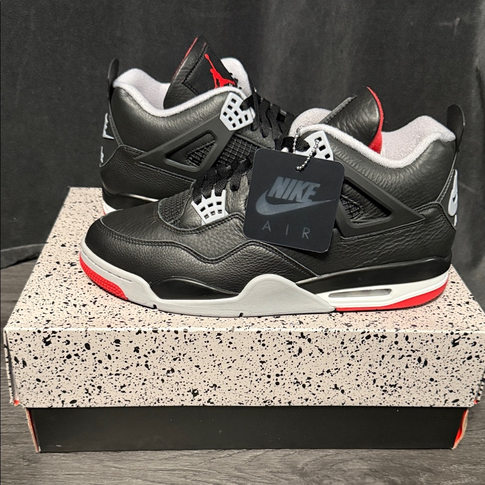Nike Air Jordan 4 retro Black and Red